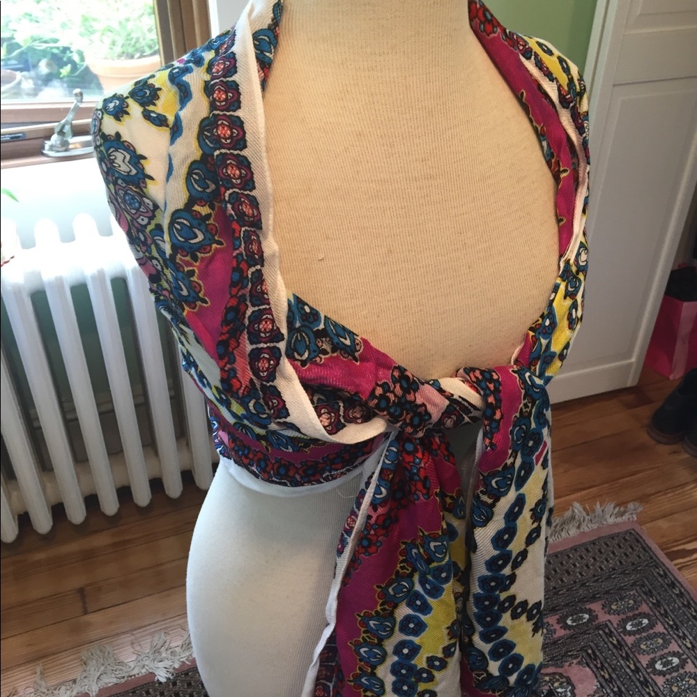INC Multi-Color Long Scarf